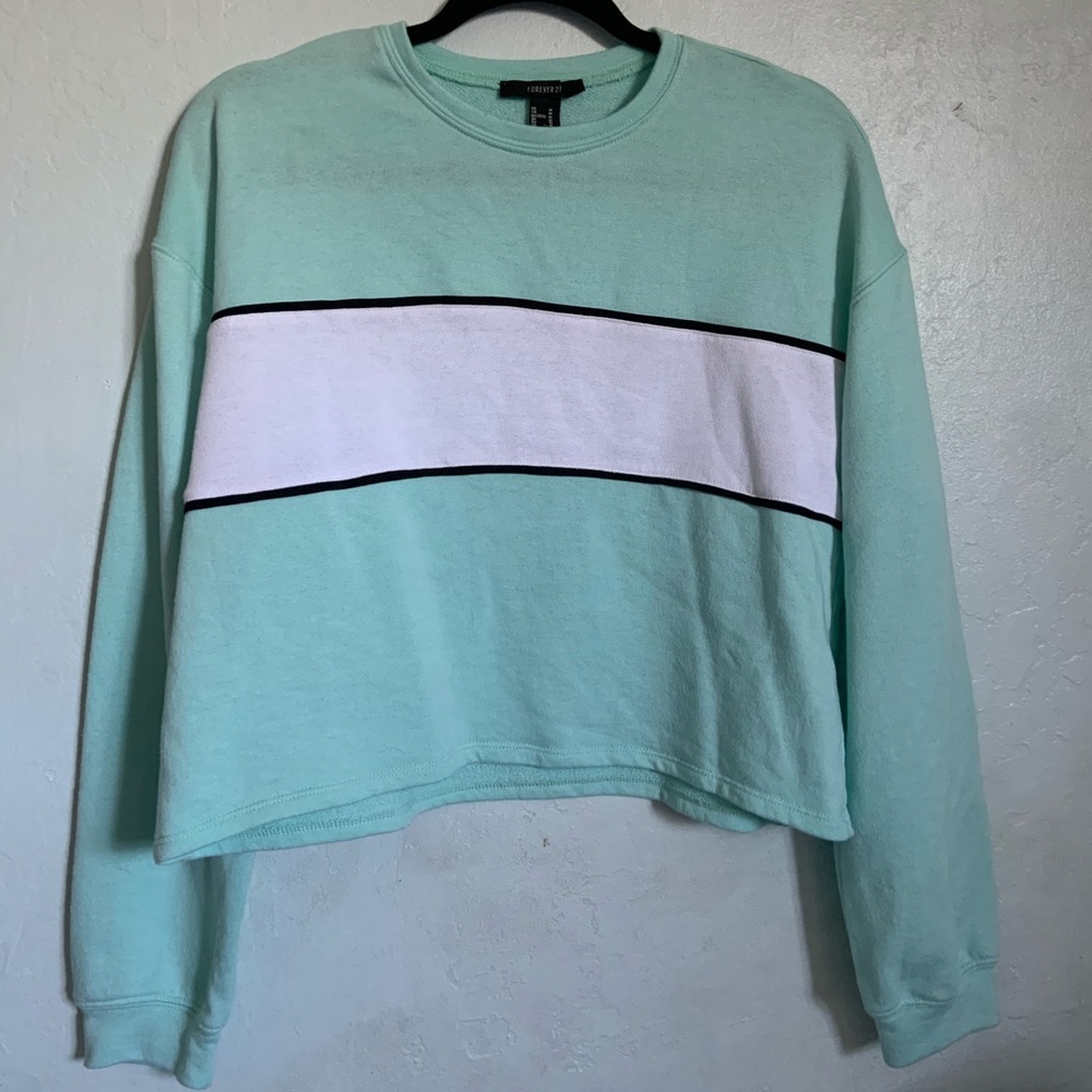 Forever 21 Blue and White colored sweatshirt